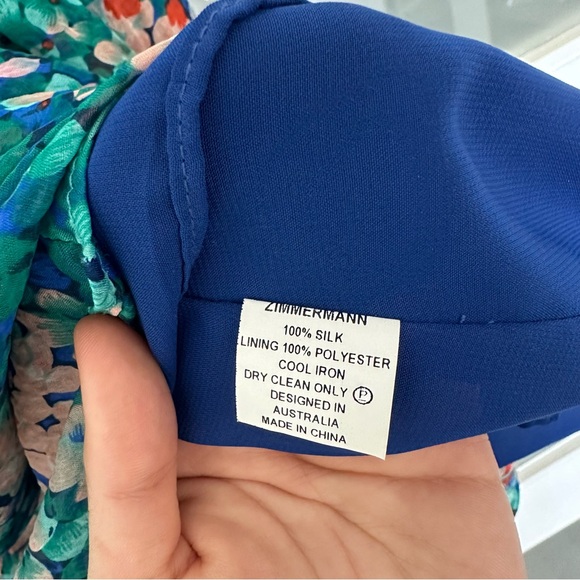 Zimmermann silk floral dress size 1 - Picture 4 of 5